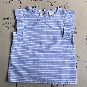 JCrew crewcuts frilled tops size 2